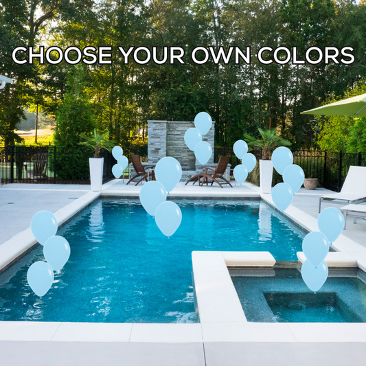 Choose Your Own Colors - Small Trios Balloons Pool Package