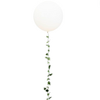 Elegant White Greenery Giant Gift Balloon
