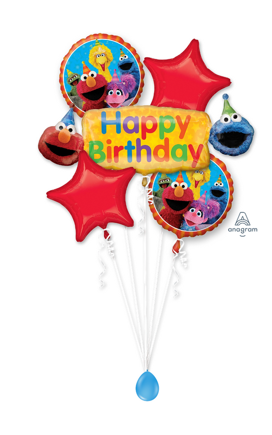 Sesame Street Banner Birthday Bouquet Kit