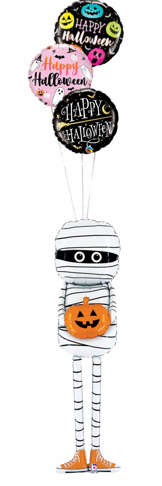 Mummy Halloween Trio Bouquet