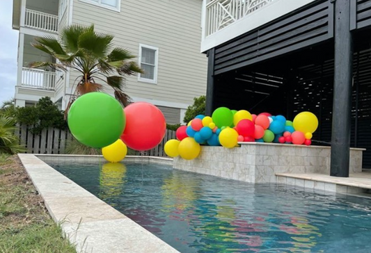 Choose Your Own Colors - Large Latex Balloons Pool Package