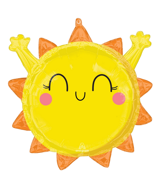 Roly Poly Morning Sun Foil Balloon (21 Inch)