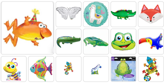 Various Assorted Animal Balloons