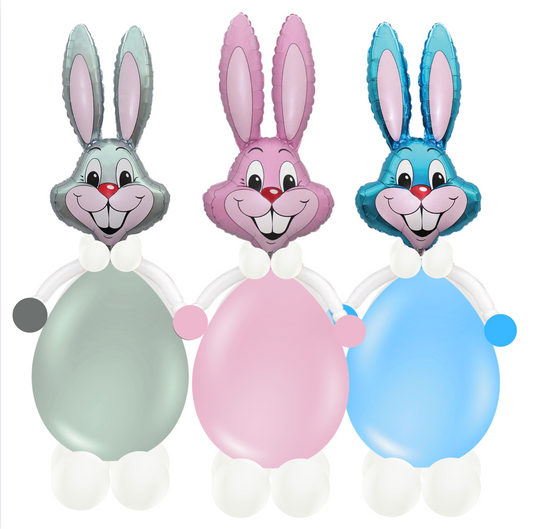 Chubby Bunny Buddy Easter Gift Balloon (4' Tall)