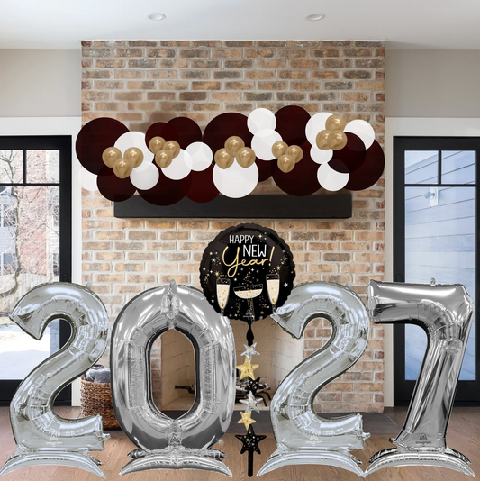 New Year's Eve 2027 Balloon Party Package