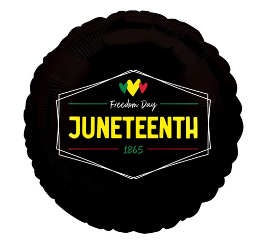 Juneteenth Freedom Day Foil Balloon