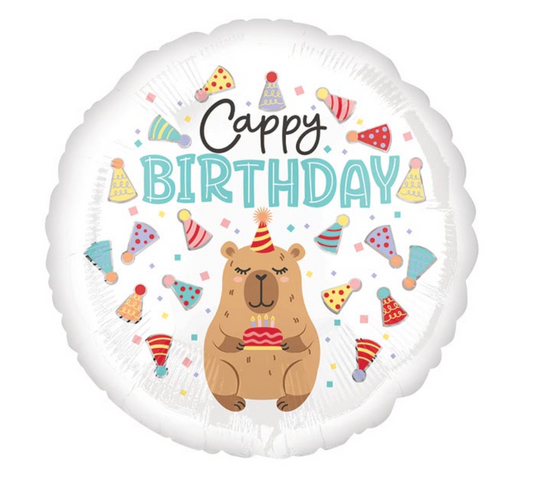 Cappy Birthday Cappybara Balloon