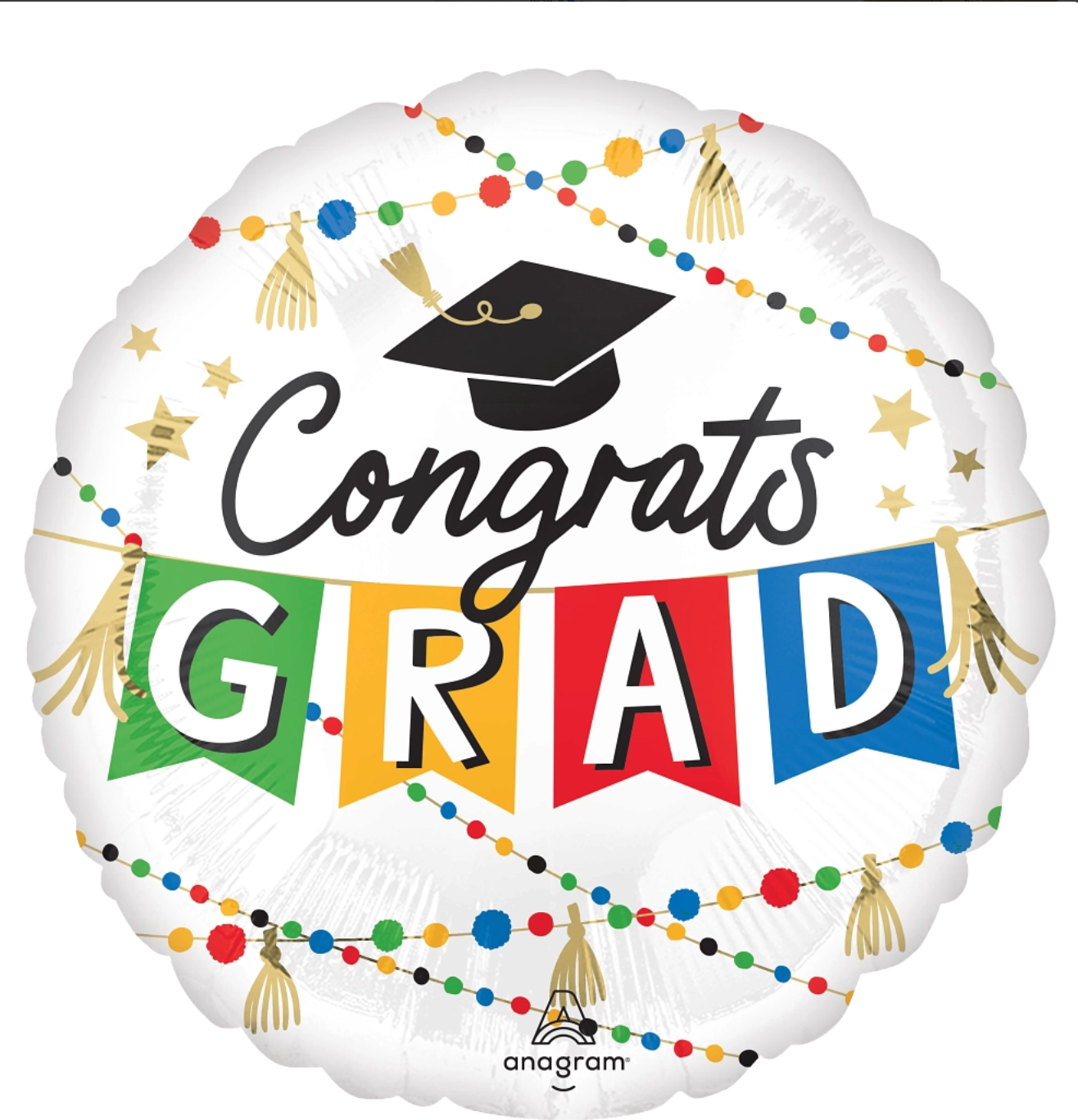 Congrats Grad! Tassels Jumbo Balloon
