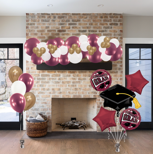 Burgundy Grad Package