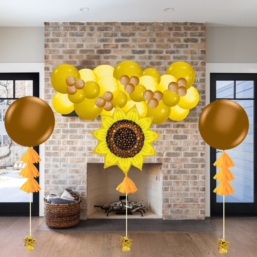 Sunflowers Balloon Decor Package