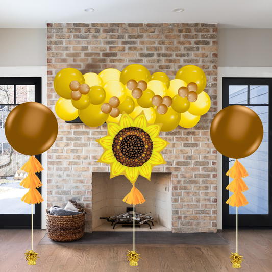 Sunflowers Balloon Decor Package