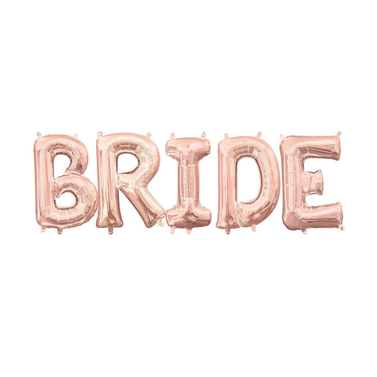 Rose Gold "Bride" Hanging Letter Set (16 Inch)