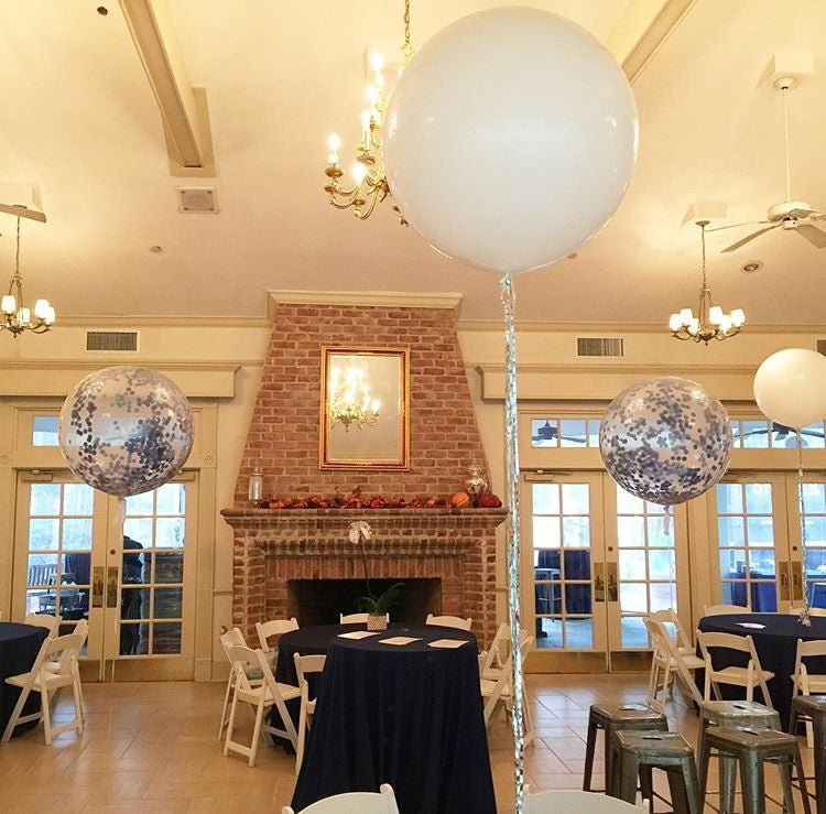 Giant Clear Balloon with Confetti Inside