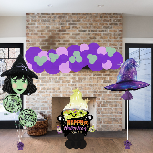 Witches Halloween Balloon Decor Package