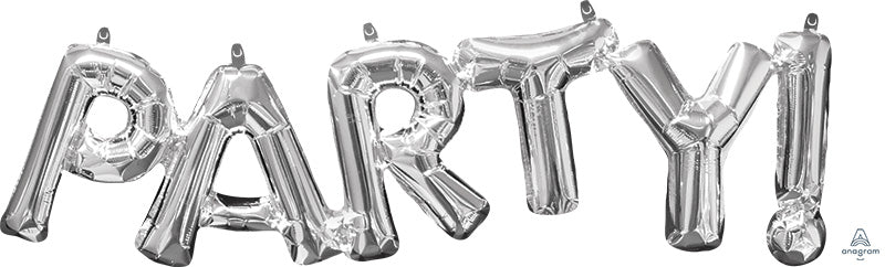 PARTY! Air-Filled Word Balloon Banner