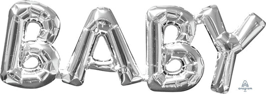 BABY Balloon Word Phrase Banner