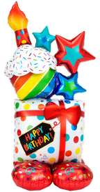 Airloonz Birthday Present and Cupcake Stacker