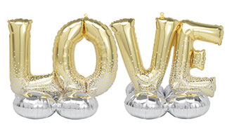 Airloonz Giant Love 66" Foil Yard Balloon Kit