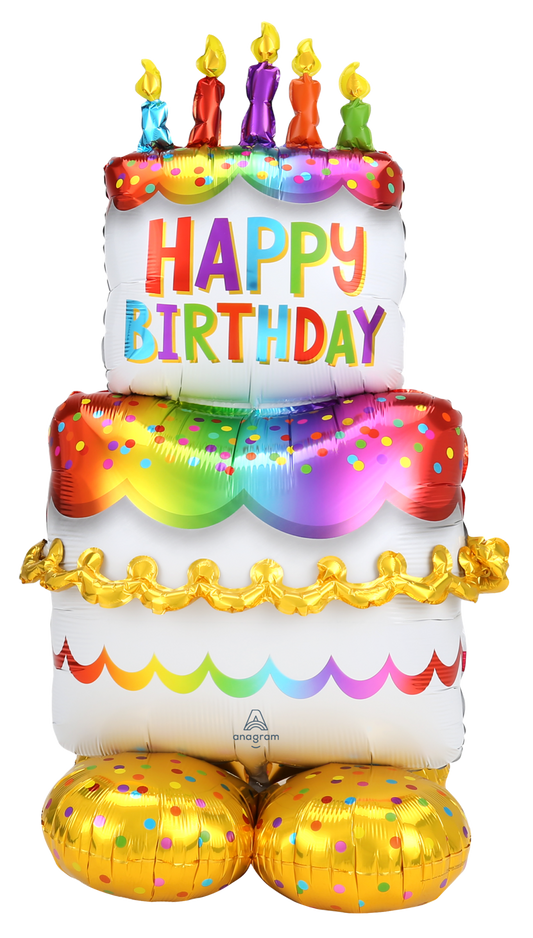 Giant Airloonz Birthday Cake Balloon Display