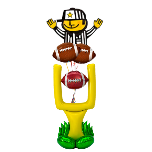 Touchdown Field Goal Trio Bouquet (4 Balloons)