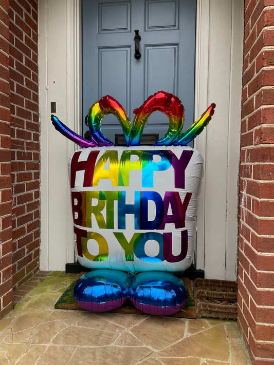 Happy Birthday To You Present Airloonz Balloon (50 Inch)