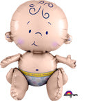 Cute Sitting Baby Table Balloon (15 Inch)