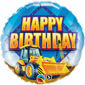 Construction Truck Birthday Balloon (18 Inch)