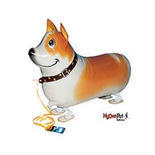 Corgi Pet Walking Balloon Dog