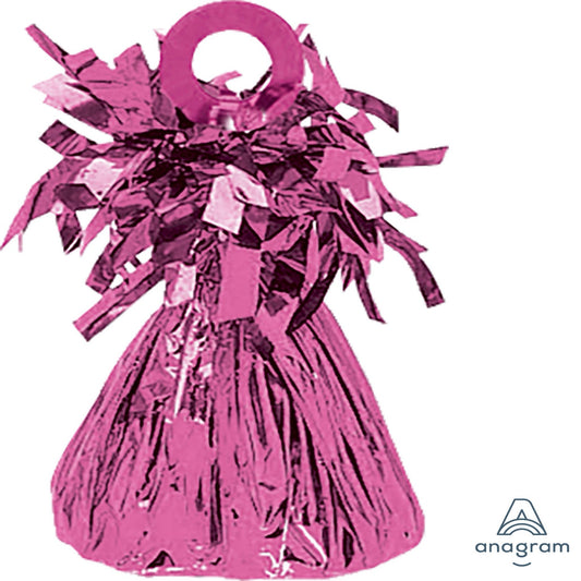 Dark Magenta Pink Foil Balloon Weight