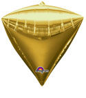 Yellow Gold 3-D Diamondz Foil Balloon (21 Inch)