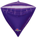 Purple 3-D Diamondz Foil Balloon (21 Inch)