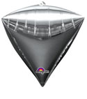 Silver 3-D Diamondz Foil Balloon (21 Inch)