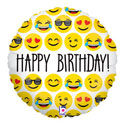 Emoji Happy Birthday! Balloon (18 Inch)