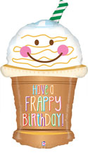Have a Frappy Birthday Coffee Balloon (32 Inch)