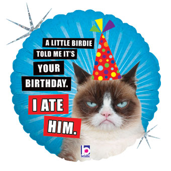 Grumpy Cat Funny Balloons (options available)