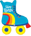 Happy Birthday Roller Derby Skate Foil Balloon (39 Inch)