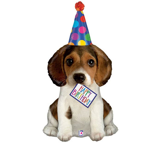Birthday Puppy Dog 41" Foil Balloon