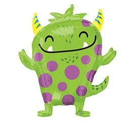 Happy Green Monster Balloon (29 Inch)