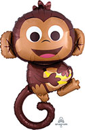 Happy Monkey with Bananas (36 Inch)