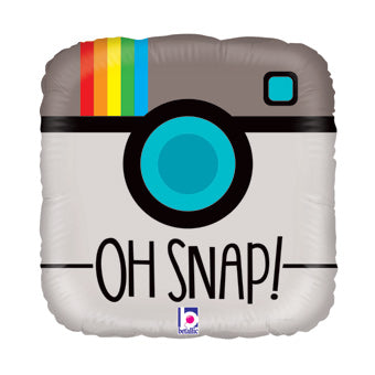 Oh Snap Rainbow Instagram Party Balloon (O)