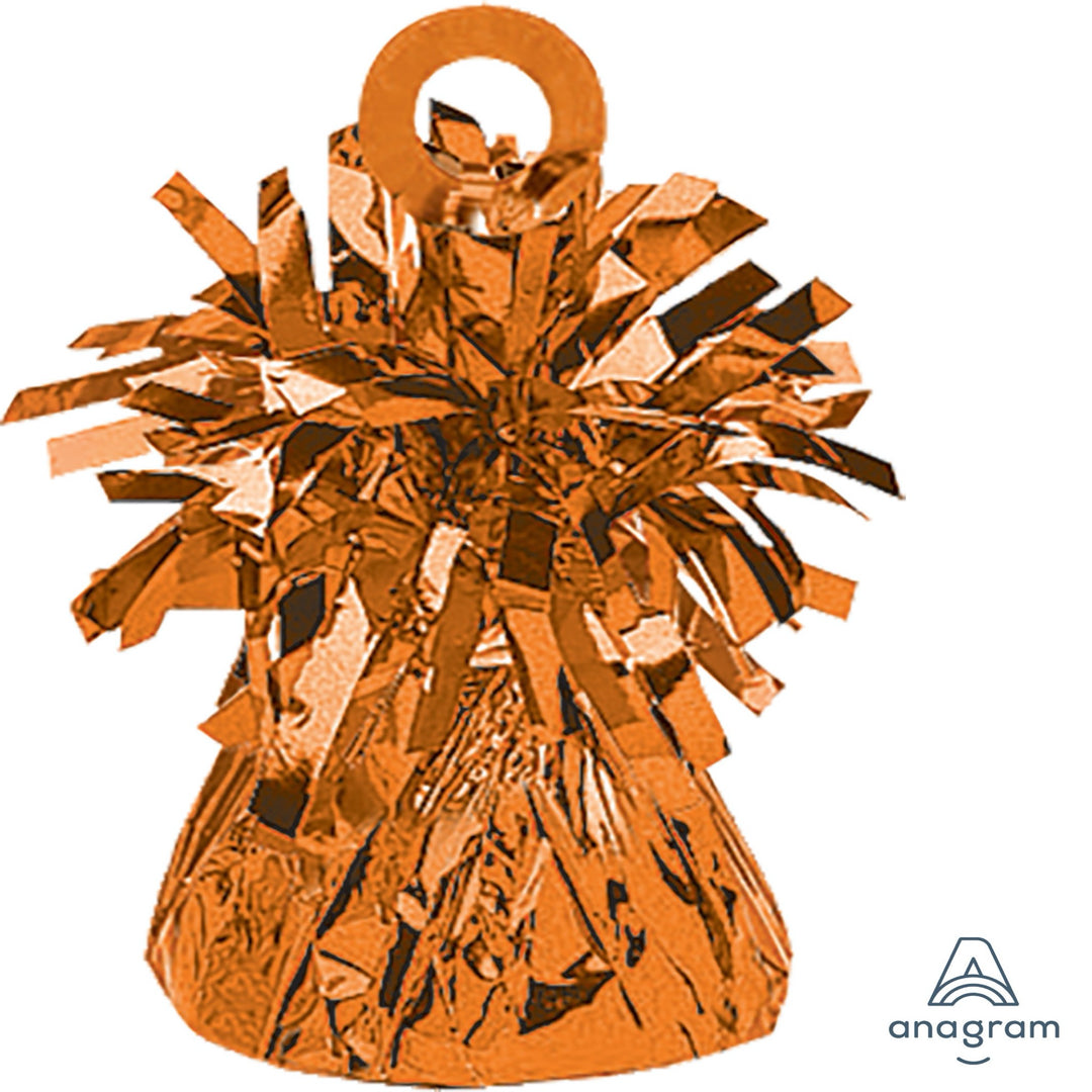 Orange Foil Balloon Weight