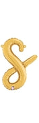 Air-Filled, Non-Floating Small Script Letters