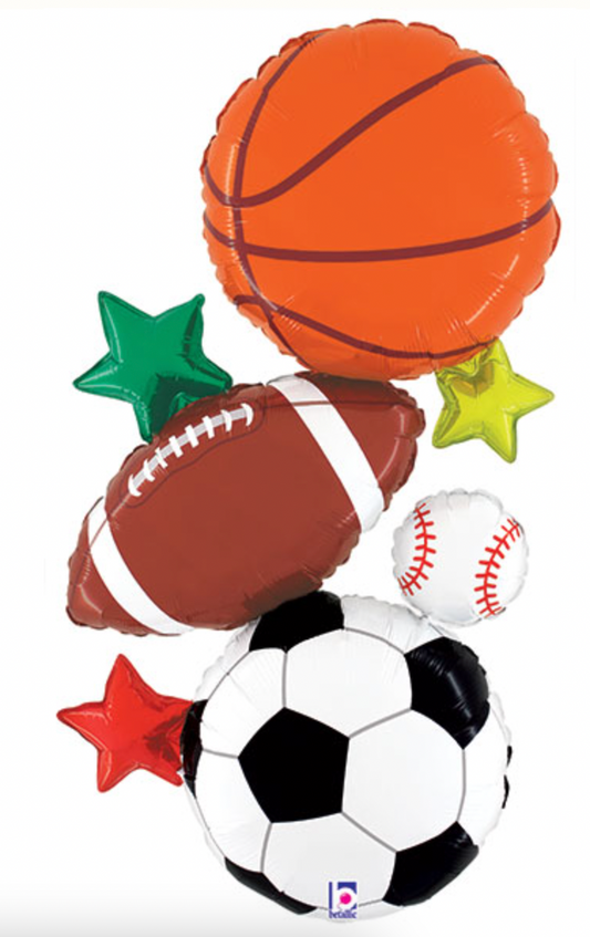 Jumbo Sports Stacker Foil Balloon