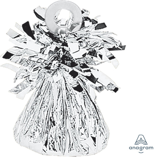 Metallic Silver Foil Balloon Weight
