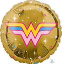 Wonder Woman Gold Emblem Balloon (18 Inch)