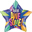 You're Awesome! Radiant Star 20" Foil Balloon
