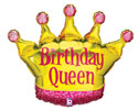 Birthday Queen Crown Balloon (36 Inch)