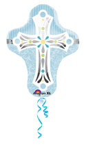 Communion or Baptism Cross Balloon
