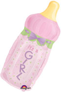 It's a Boy, It's a Girl Baby Bottle Balloons (31 Inch)