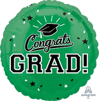 Congrats Grad! (Color Options) 18" Foil Balloon